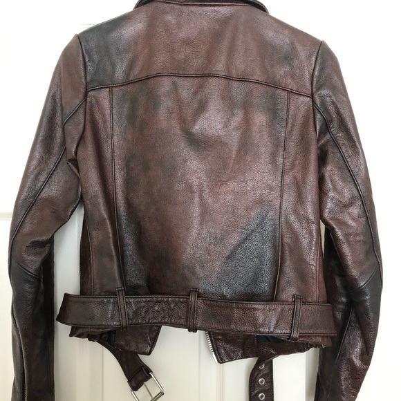 Carmar leather biker jacket brown - Picture 2 of 7